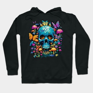 Trippy Skull Butterfly Garden Hoodie